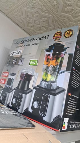 خلاط عصير متعدد الاستخدامات NEW GOLDEN CREAT – قوة...