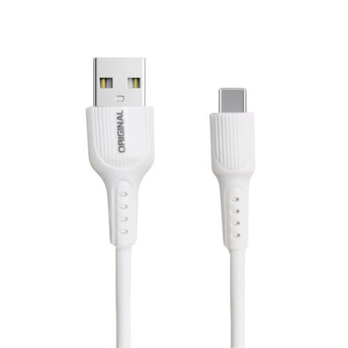 ORIGINAL - كيبل تايب سي ربل لون ابيض م/ RN22