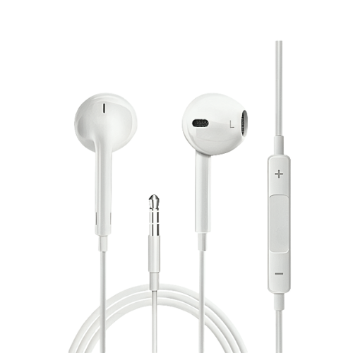 سماعة سلكية مسمار لون ابيض