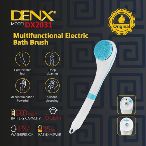 DENX - فرشاة استحمام كهربائية متعدد الاستخدام م/DX...