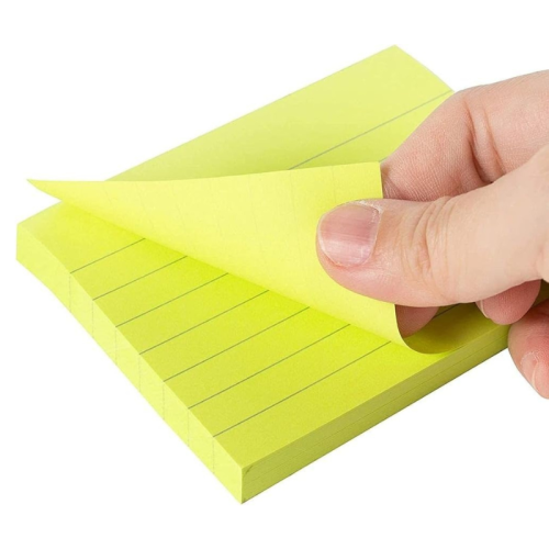 ملاحظات لاصقة ستيكي نوت – سطرية لون أصفر م/1159039