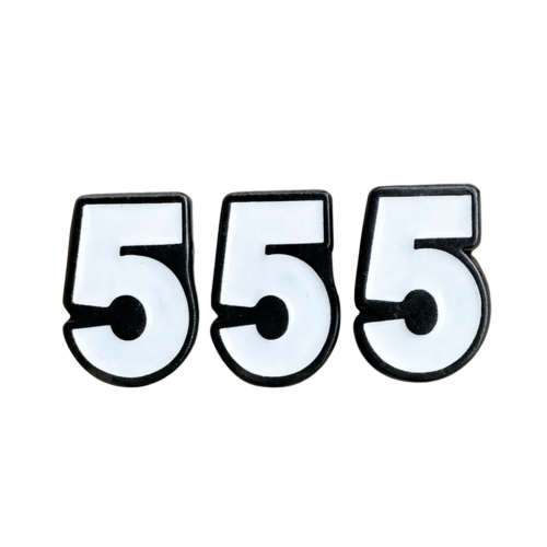 رمز قبيلة شمر 555 ملصق معدن 3M