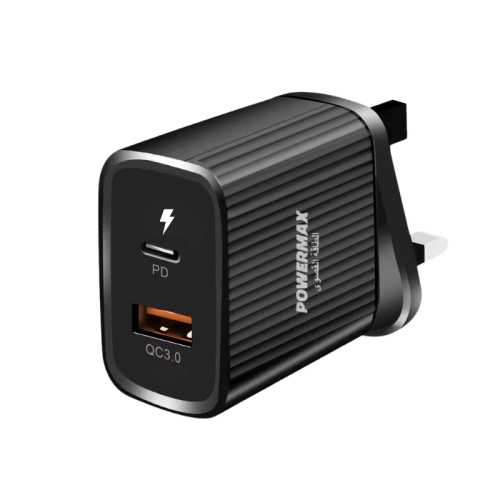 راس شاحن بمنفذين شحن USB - PD موديل MX91