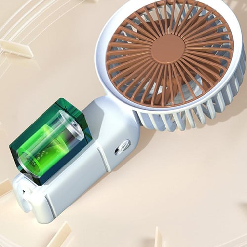 مروحة مع بطارية مدمجة قابلة للشحن