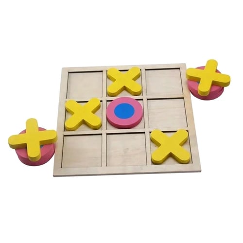 لعبة إكس أو خشبية تعليمية للأطفال م/PT721