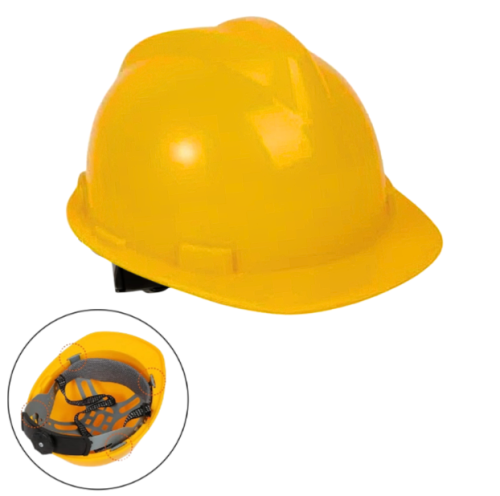 خوذة أمان واقية للرأس باللون الاصفر م/10106