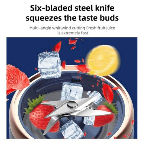 خلاط عصائر شخصي – قابل للشحن مع كوب إضافي X8