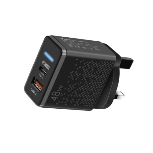 شاحن منزلي سريع متعدد المخارج DENX م/ DX224