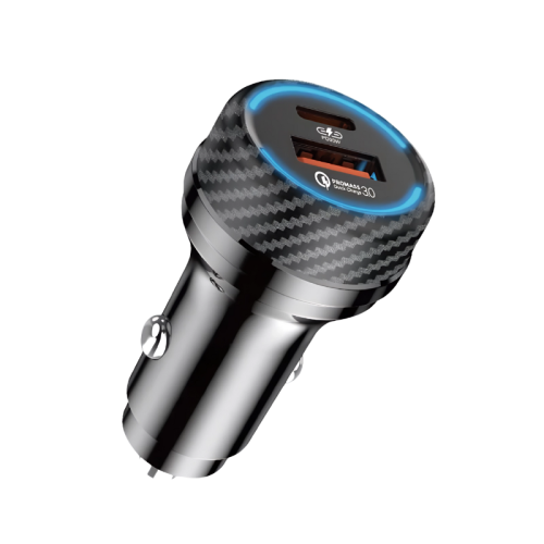 شاحن سيارة بمنفذين USB - PD موديل MX71