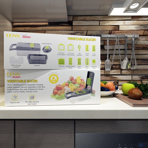 DENX - قطاعة خضار سريعة في الاستخدام م/DX2025 مارك...