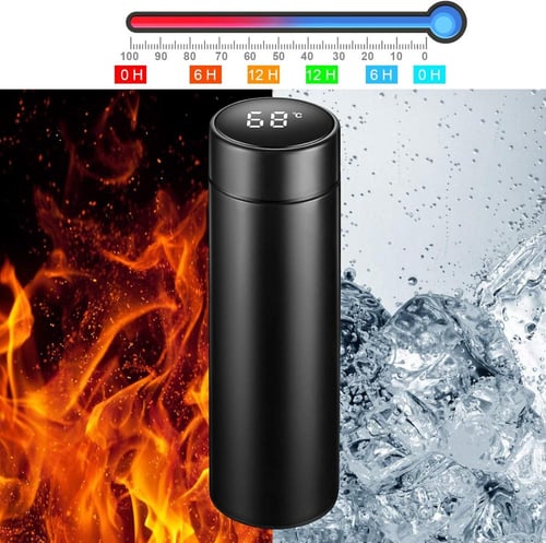 مطارة ستيل بشاشة رقمية LED تحفض الحار والبارد