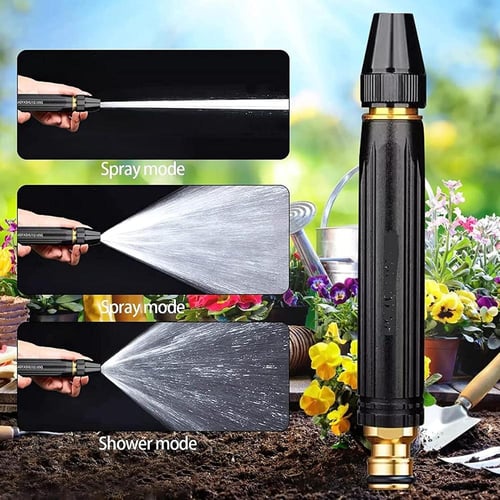 رشاش ماء عالي الضغط للخرطوم – قابل للتعديل مع وصلا...