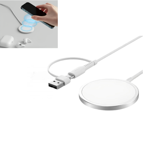 PROMASS - شاحن لاسلكي سريع للهواتف الذكية م/PM-033...