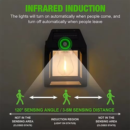 لمبة حساس حركة مع بطارية خازن تشحن من الشمس م / BK...