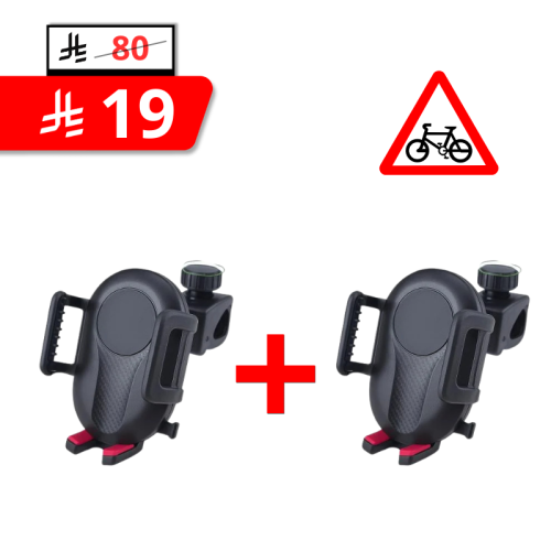 2 حامل جوال للدراجات الهوائية مخصص للقيادة الآمنة