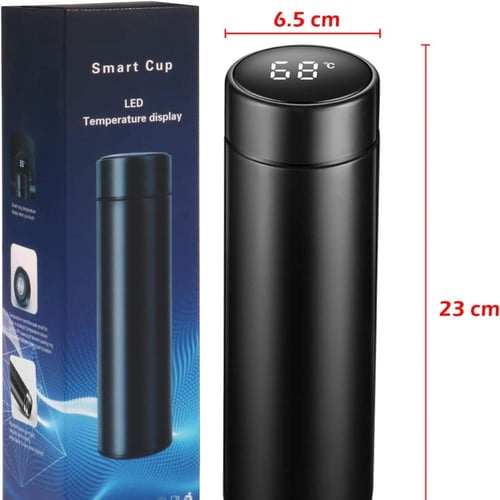 مطارة ستيل بشاشة رقمية LED تحفض الحار والبارد