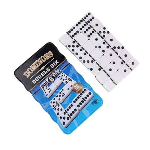 لعبة دومينو متين مع علبة معدنية م/ MC7837