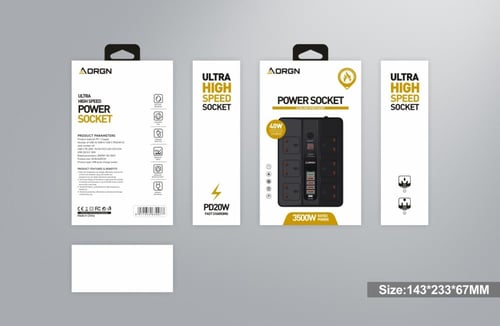 توصيلة الذكية 6 منافذ +5 منافذ usb + منفذ PDسريع -...