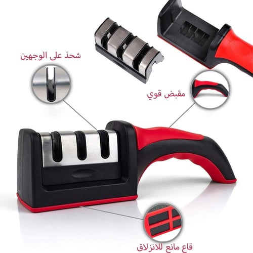 طقم سكين ومقشرة مع مبرد سكاكين م/ TC-2343