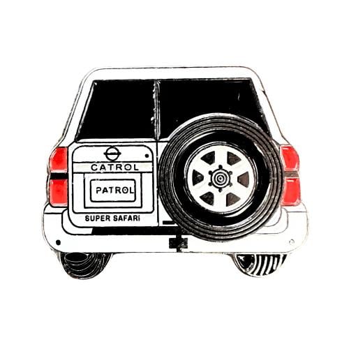 باترول فتك ابيض ملصق معدن 3M