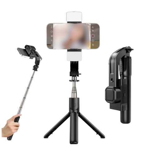 عصا سيلفي مع جيمبال تثبيت 1 محور م/ C06