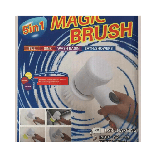فرشاة تنظيف كهربائية 5 في 1 فرشاة لاسلكية تعمل بال...