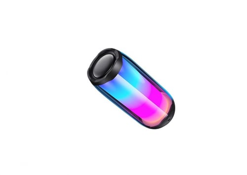 BASTEC -مكبر صوت بلوتوث مع اضاءة ليد 360 درجة - لو...