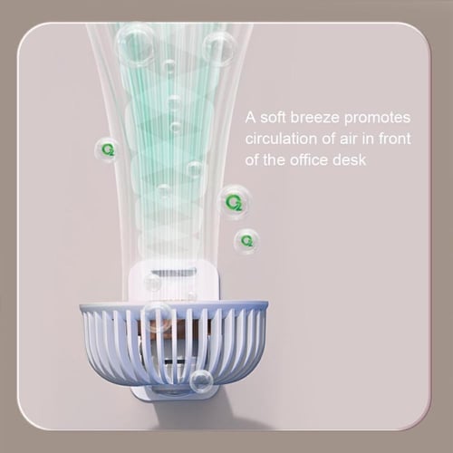 مروحة مع بطارية مدمجة قابلة للشحن