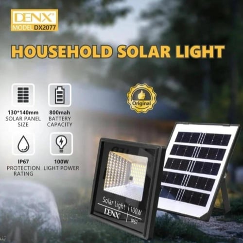 كشاف طاقة شمسية دينكس 100 واط م/ DX2077