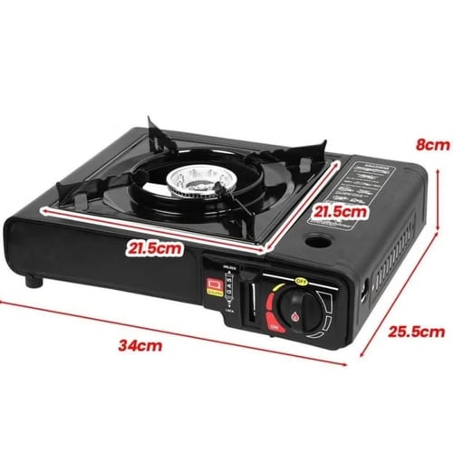 DENX -موقد غاز محمول مزدوج الاستخدام للتخييم م/DX2...