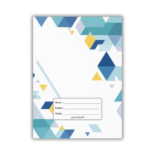 دفاتر انجليزي 60 ورقة عدد 4 دفاتر م/1200061