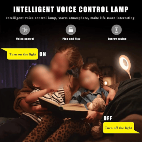 مصباح مكتبي ذكي بإضاءة ثلاثية الألوان USB