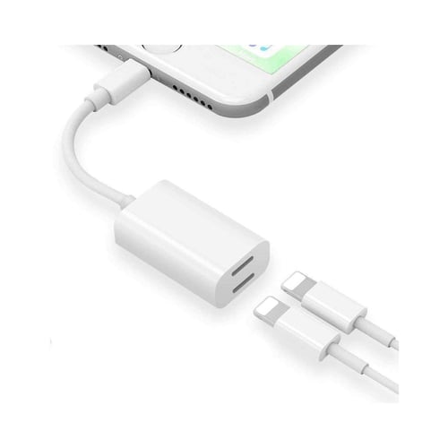 محول سماعة وشحن 4 في 1 Dual Lightning من PROMASS م...