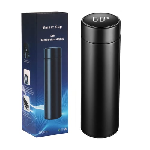 مطارة ستيل بشاشة رقمية LED تحفض الحار والبارد