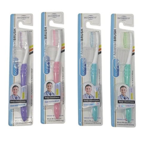 فرشاة اسنان مع غطا حماية نظافة فائقة - 1قطعة م/079...