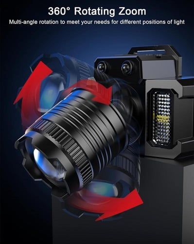 كشاف رأس USB LED م/ F-T51