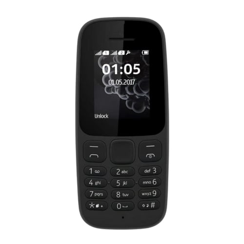 جوال نوكيا موديل 105 Nokia شريحتين - أسود