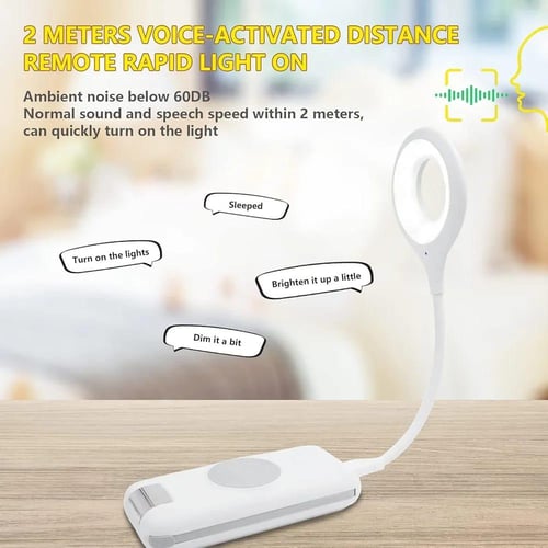 مصباح مكتبي ذكي بإضاءة ثلاثية الألوان USB