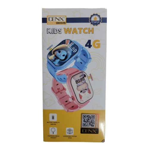 DENX - ساعة أطفال ذكية 4G مع GPS وكاميرا م/ DX1519