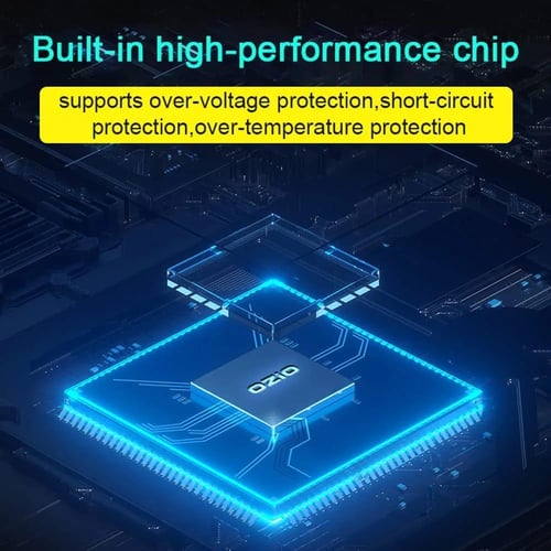 DENX - شاحن سيارة مع فتحة اضافية ثلاثي المنافذ م/D...