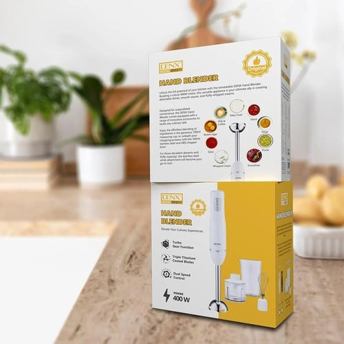 خلاط يدوي بقوة 400 واط م/ DX3211 مع شفرات تيتانيوم...