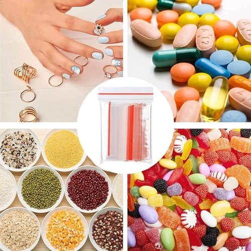 كيس 6x8cm بسحاب إغلاق محكم 50 قطعة م/BN7551