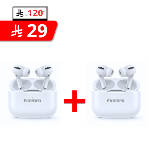 2 سماعة ايربودز برو ماركة Finebro