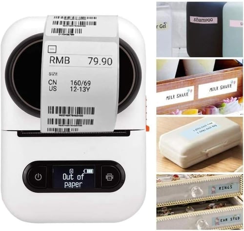 طابعة ملصقات حرارية محمولة من DENX م/ DX2515