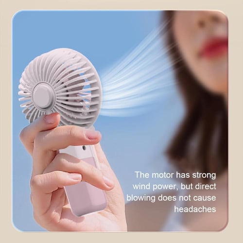 مروحة مع بطارية مدمجة قابلة للشحن