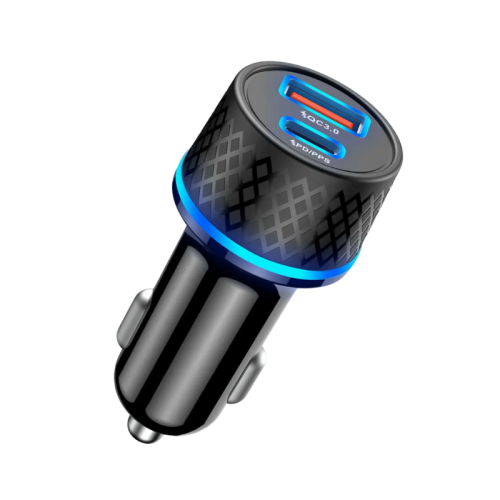شاحن سيارة بمنفذين USB - PD موديل MX4