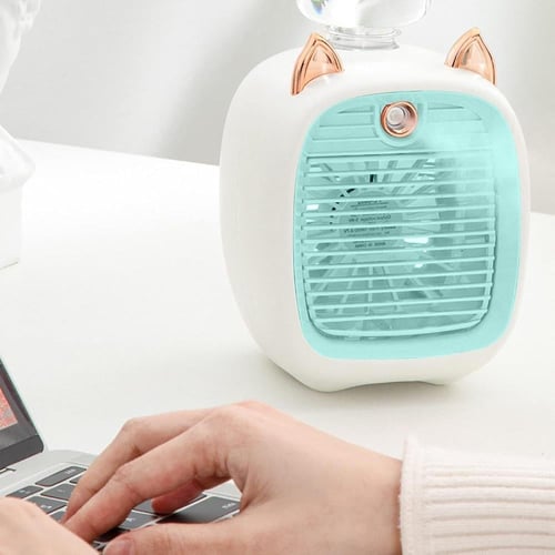 مروحة تبريد محمولة تصميم انيق مع خزان ماء صغير