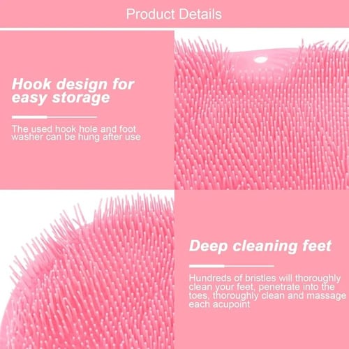 فرشاة سيليكون للجسم والقدمين