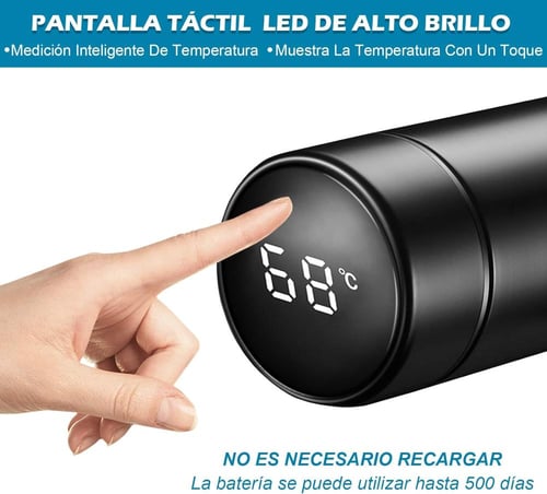 مطارة ستيل بشاشة رقمية LED تحفض الحار والبارد