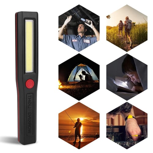 كشاف LED بطارية مع مغناطيس للتثبيت في الاماكن الصع...